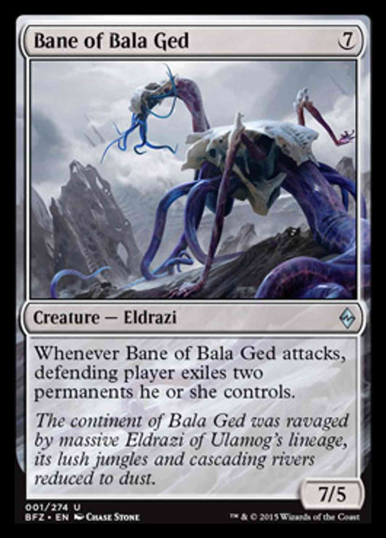 Bane of Bala Ged magic card front