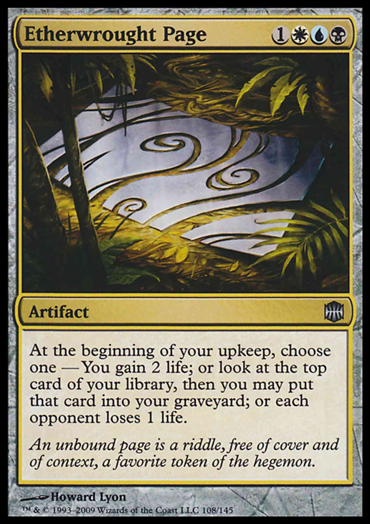 Etherwrought Page magic card front