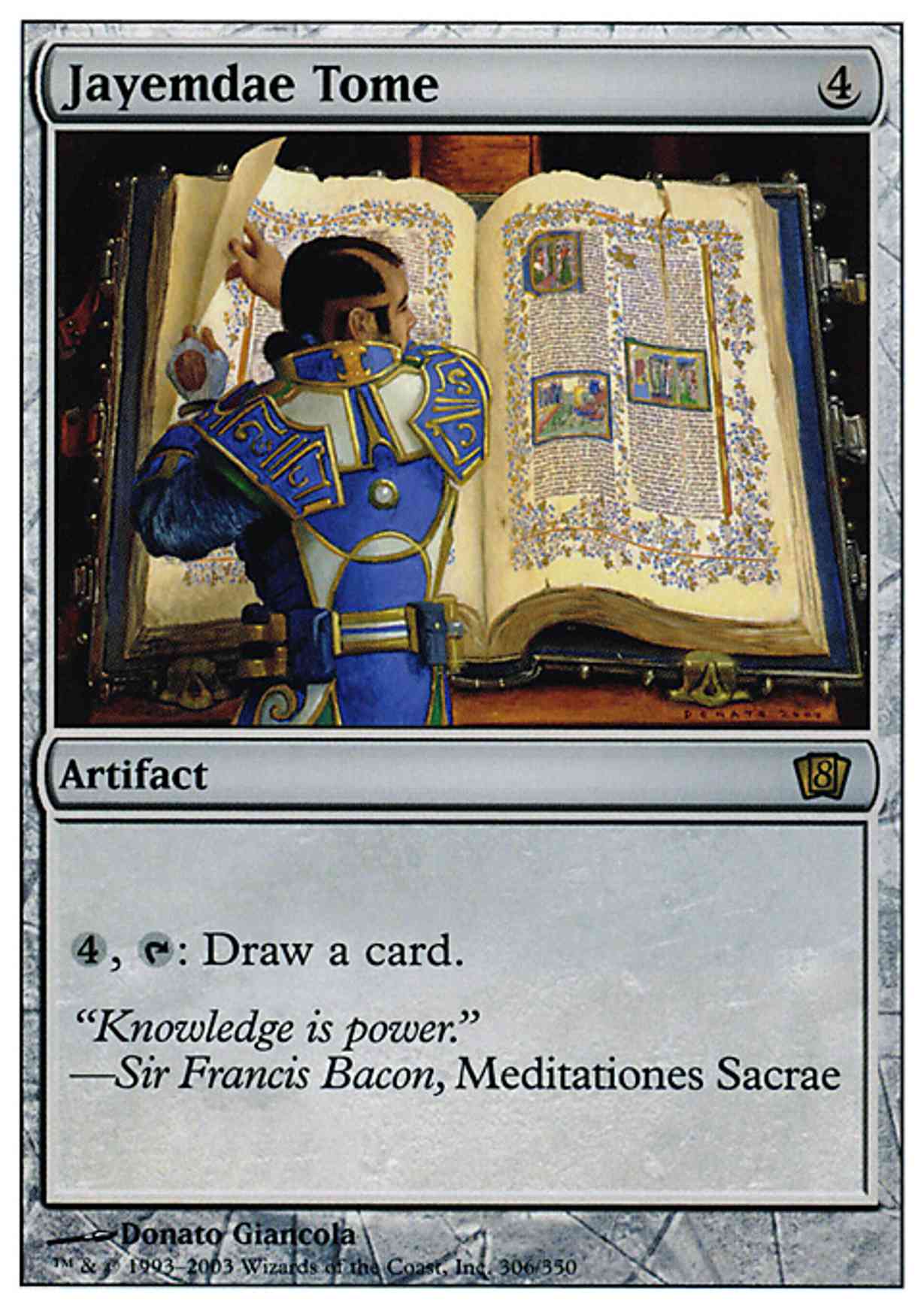 Jayemdae Tome magic card front