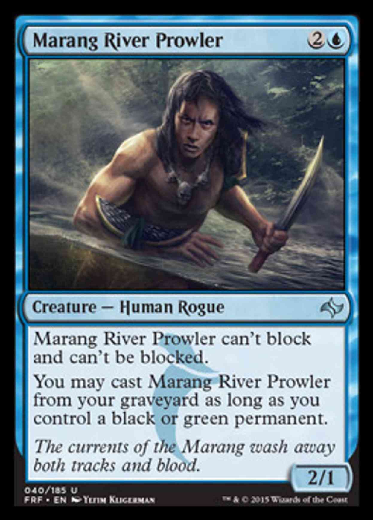 Marang River Prowler magic card front