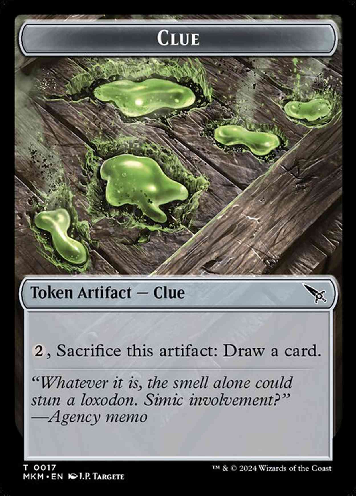 Clue (0017) // A 0044 Double-Sided Token magic card front