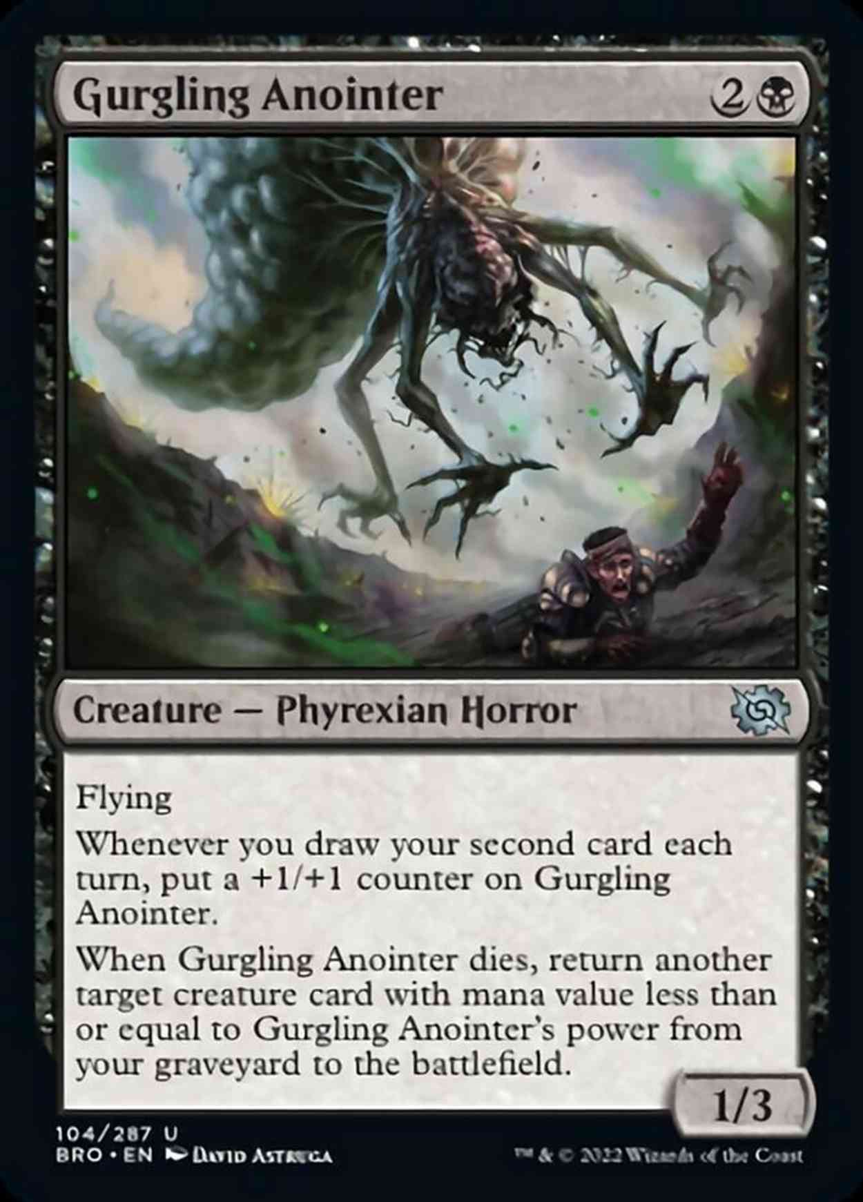 Gurgling Anointer magic card front