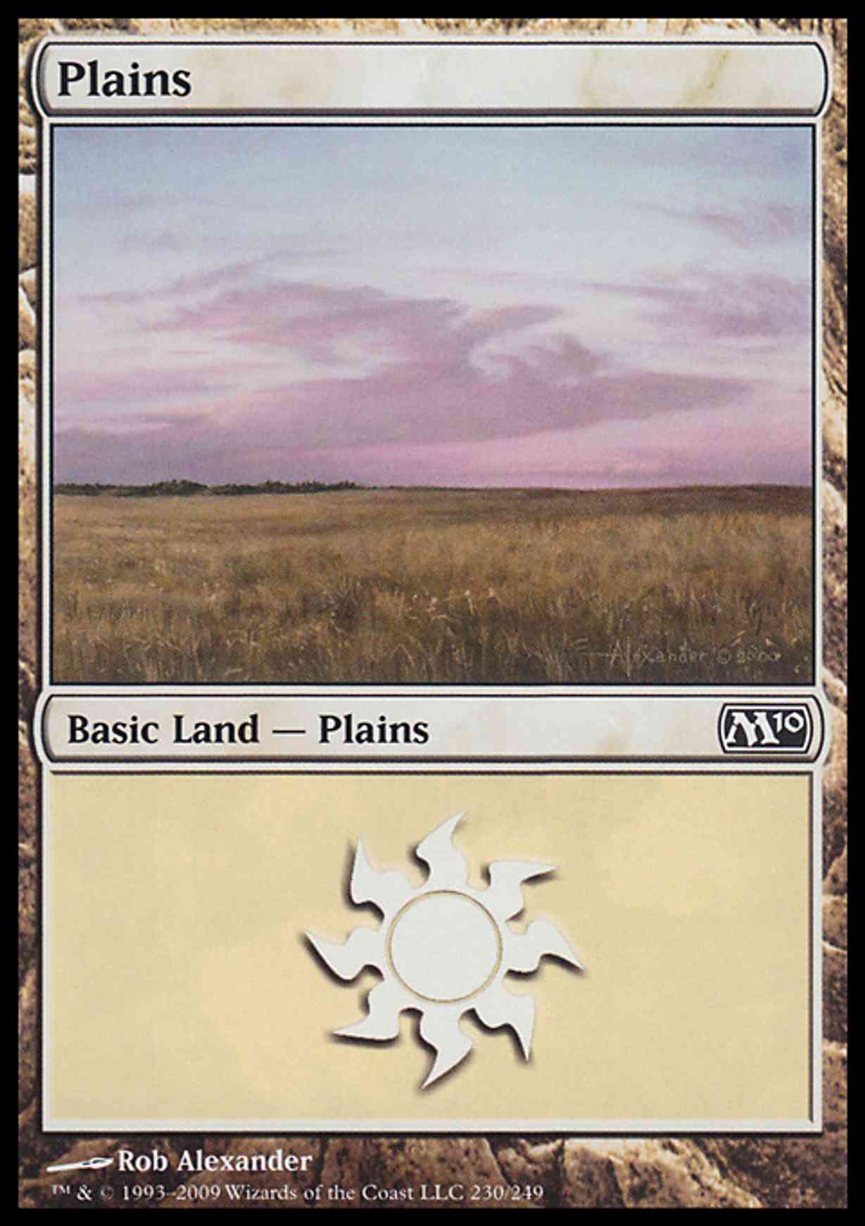 Plains (230) magic card front