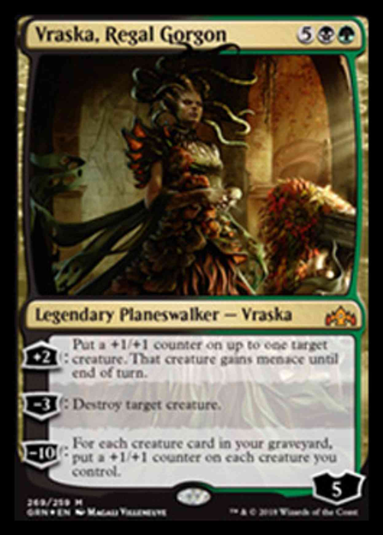 Vraska, Regal Gorgon magic card front