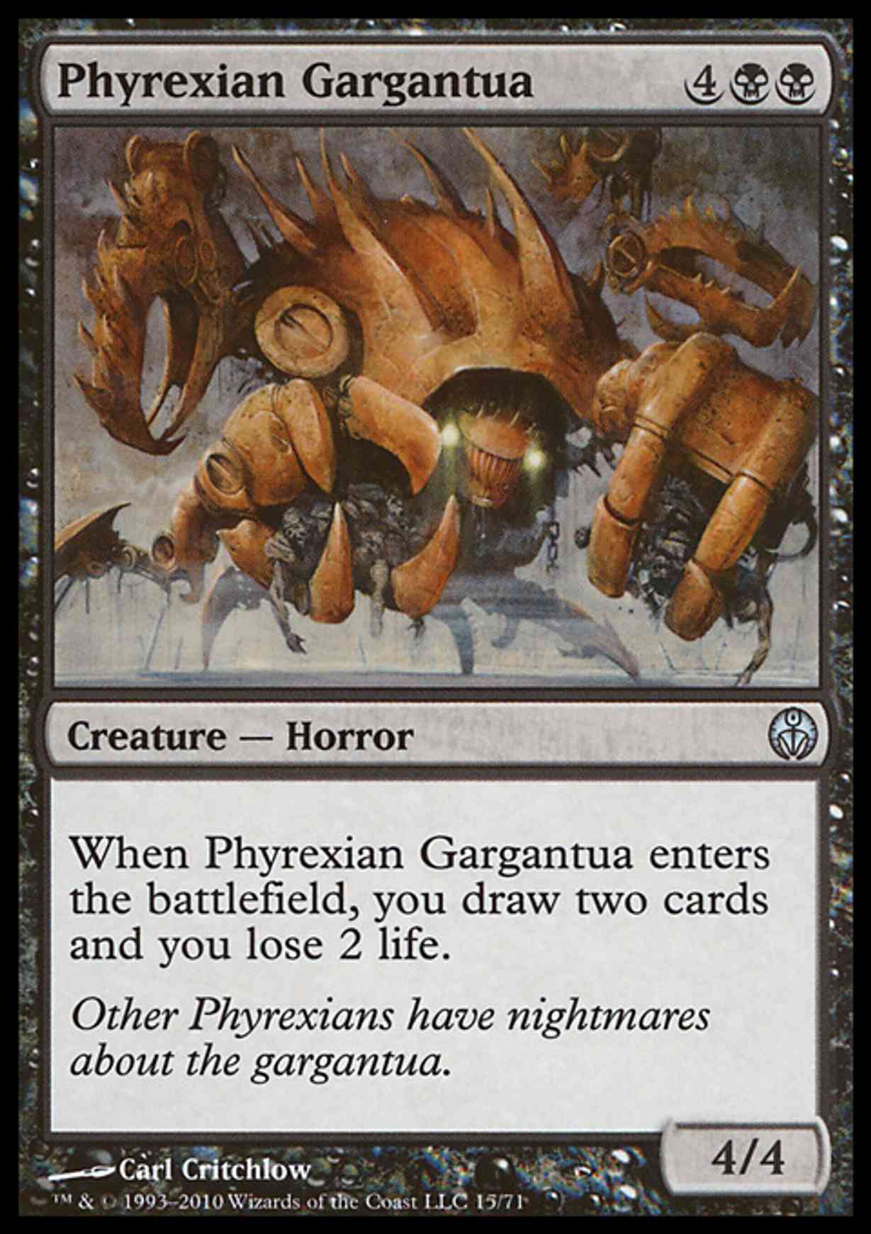 Phyrexian Gargantua magic card front