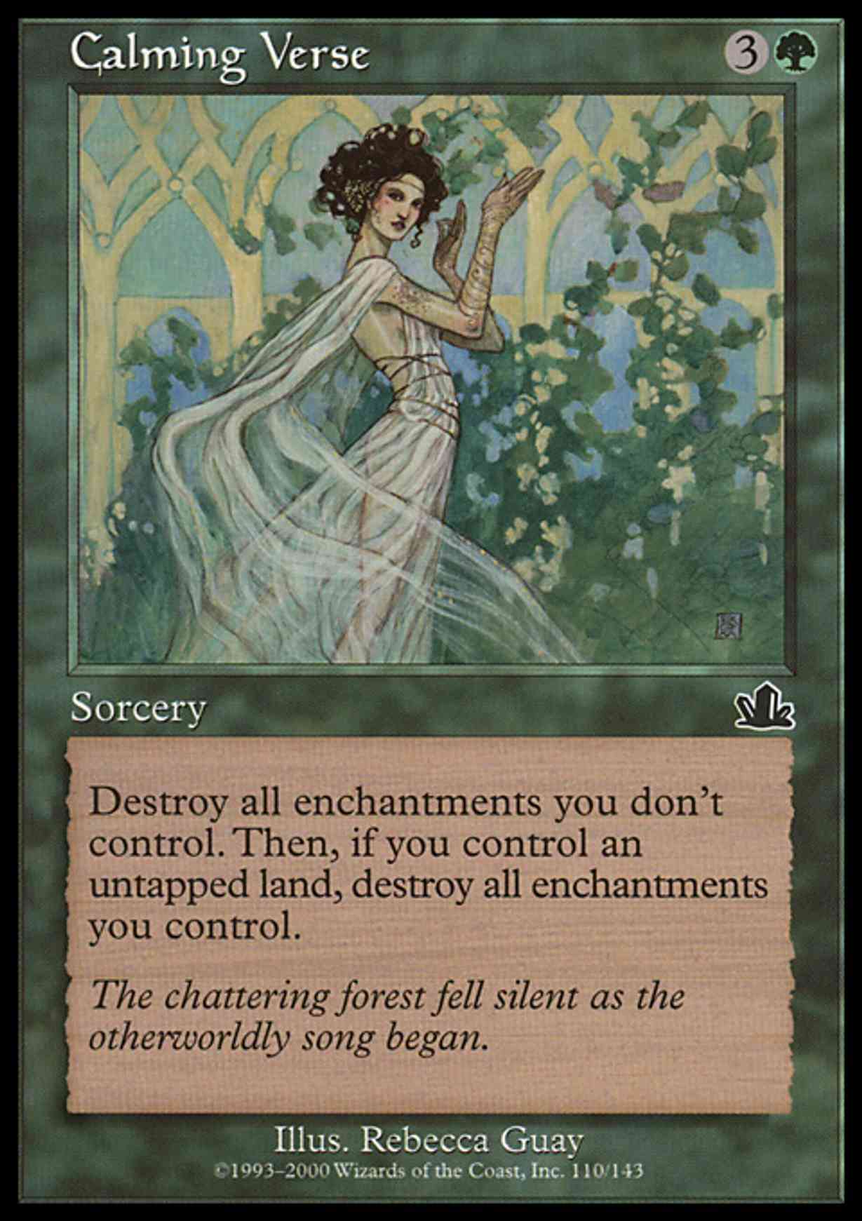 Calming Verse magic card front
