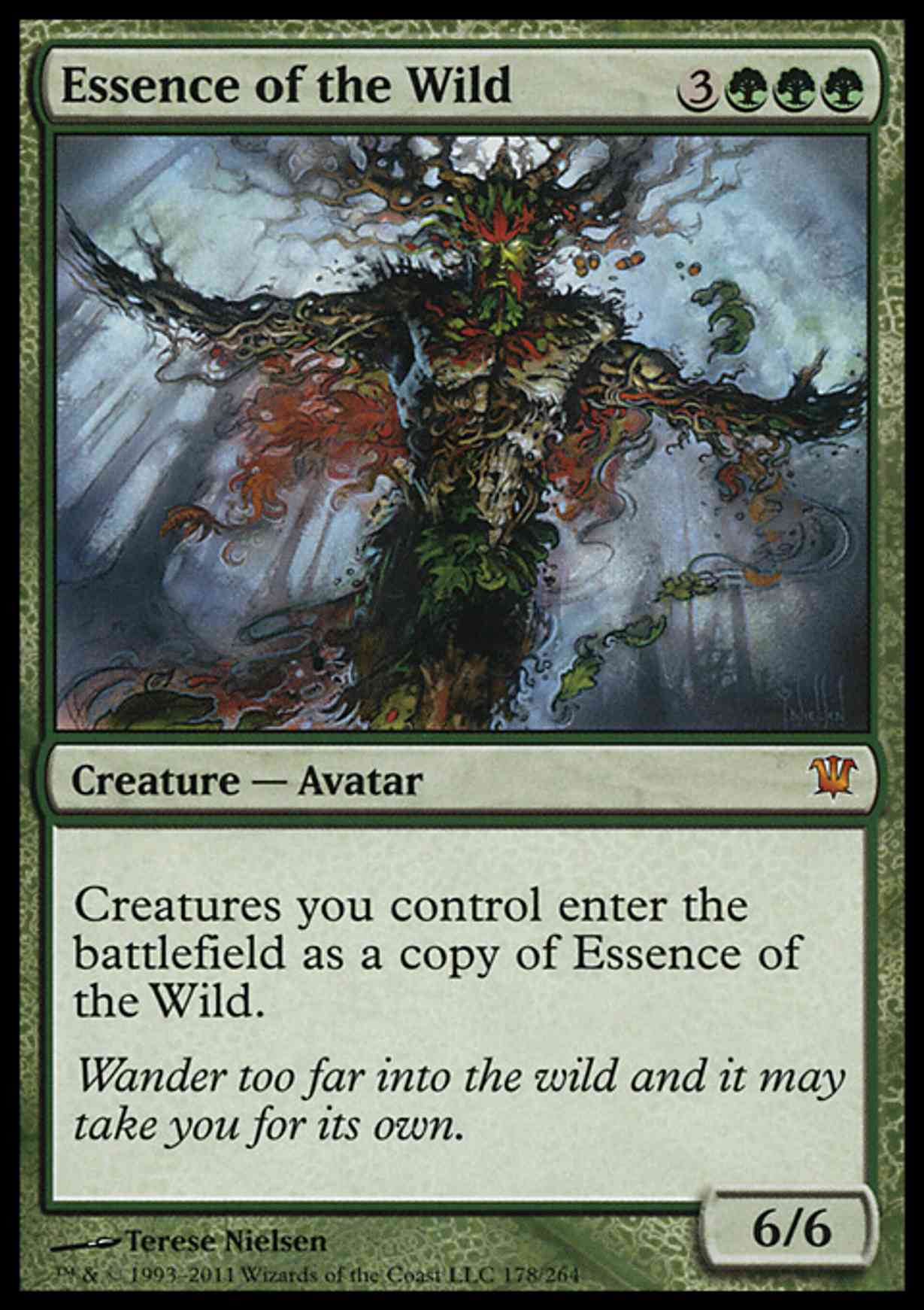 Essence of the Wild magic card front