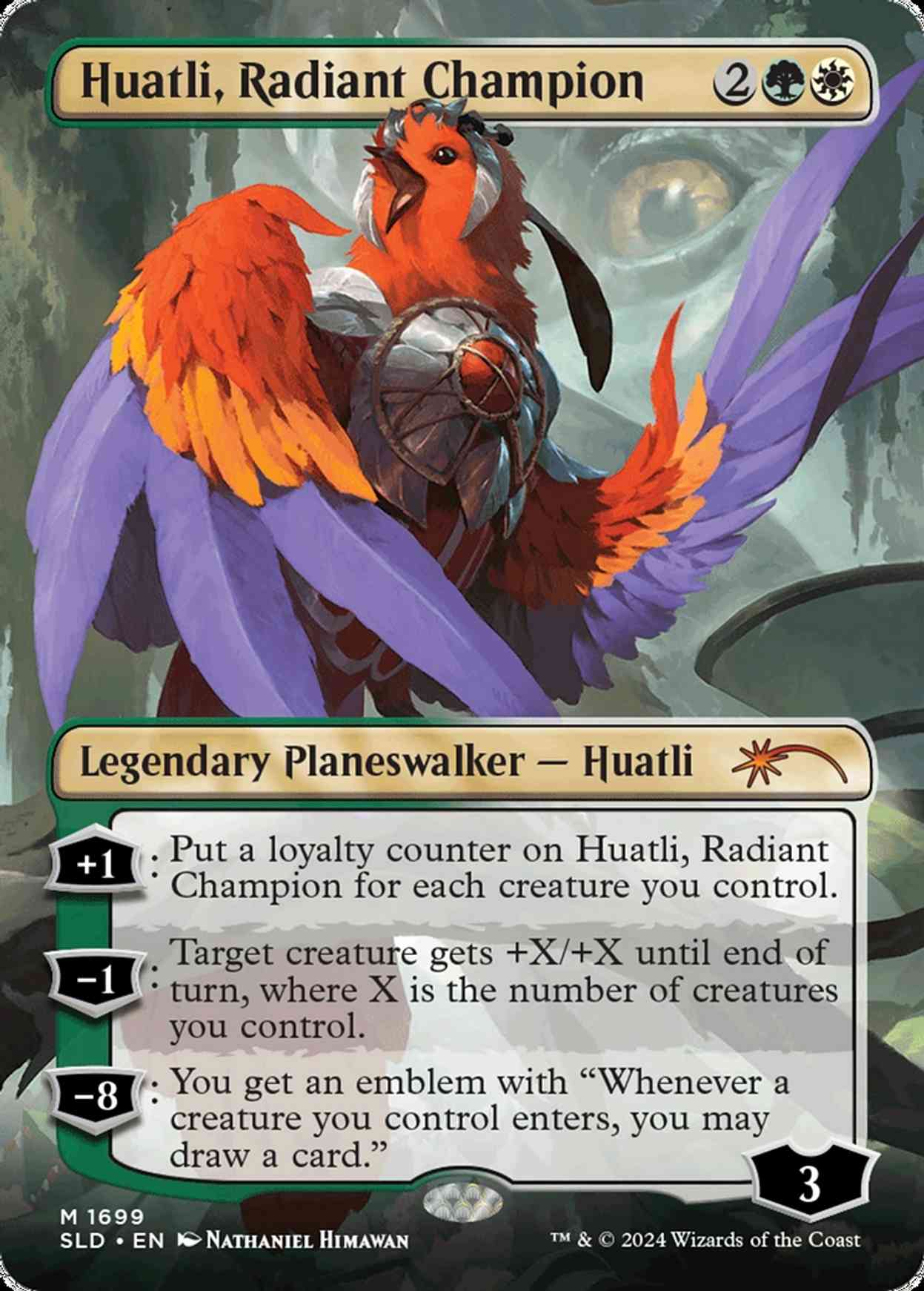 Huatli, Radiant Champion (Rainbow Foil) magic card front