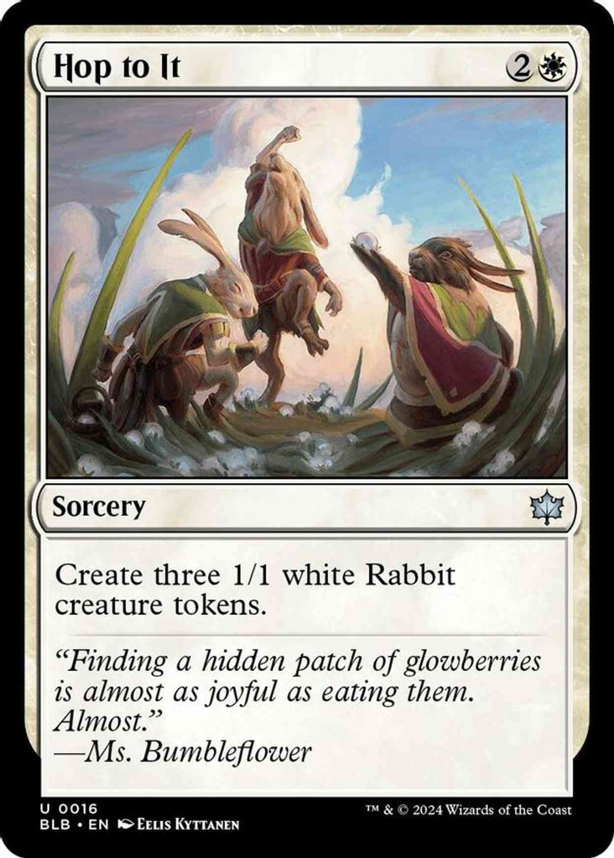 Hop to It magic card front