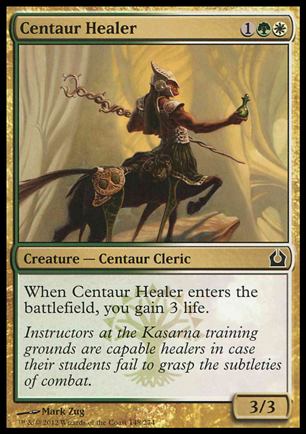Centaur Healer magic card front