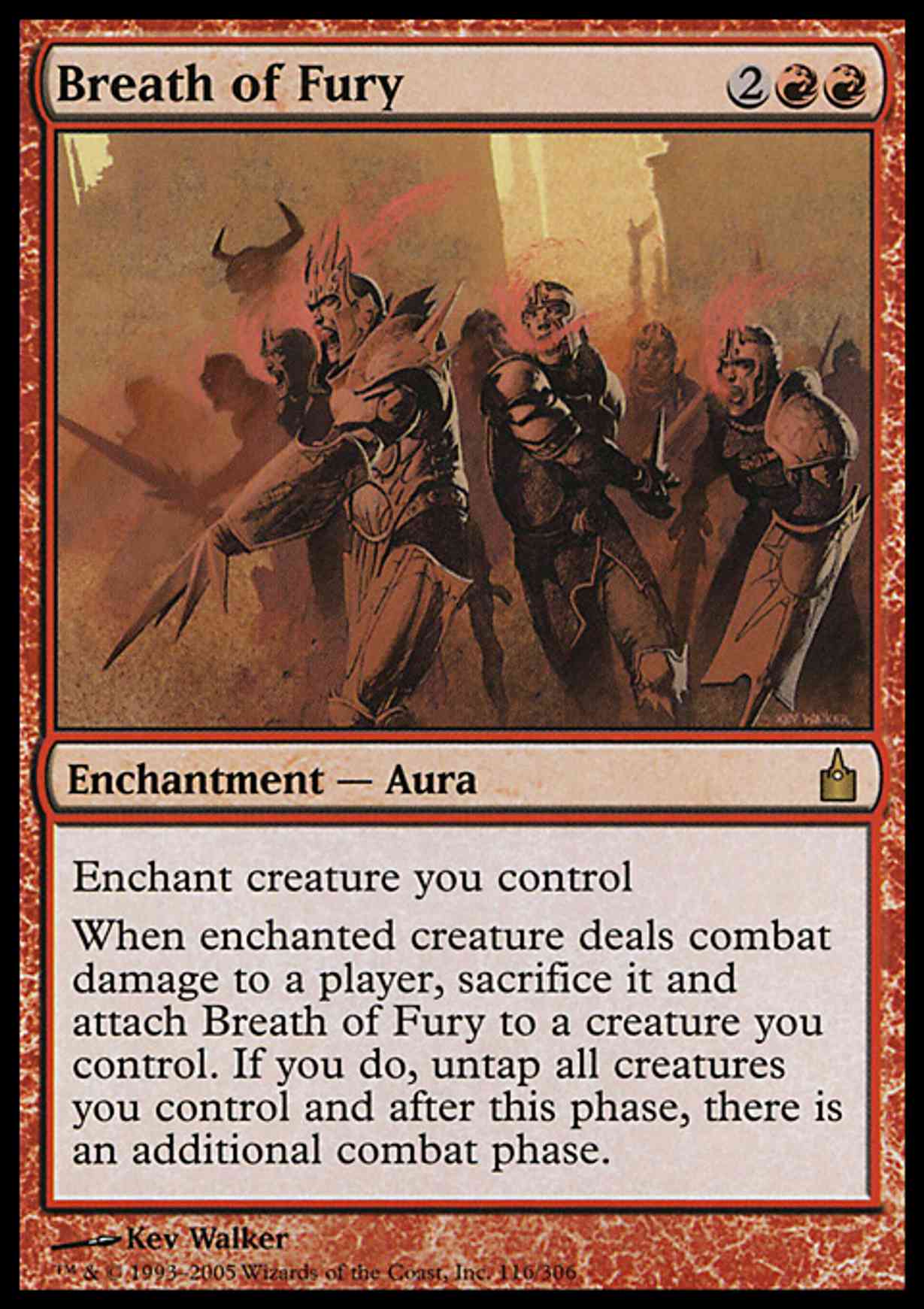 Breath of Fury magic card front