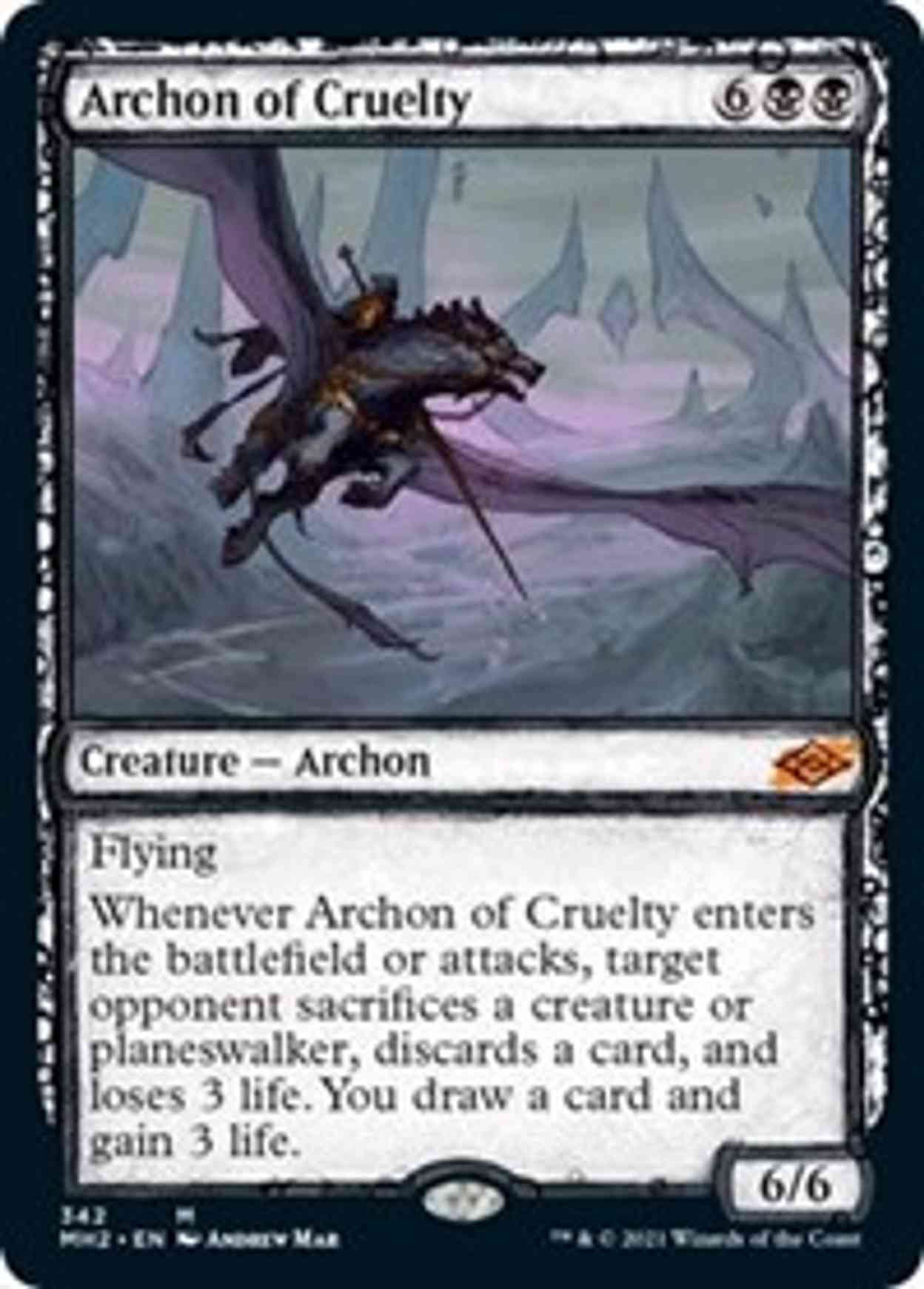 Archon of Cruelty (Showcase) magic card front