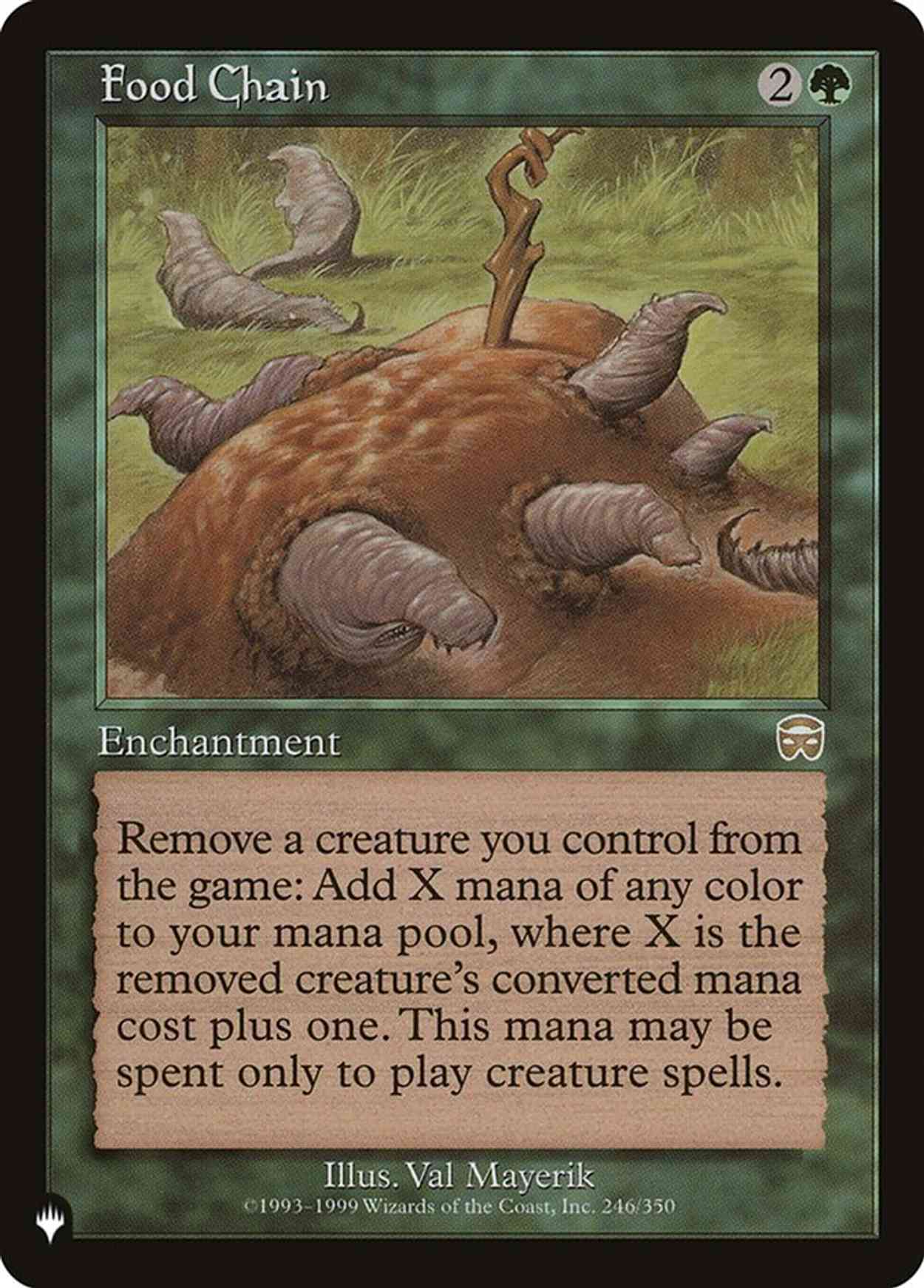 Food Chain magic card front