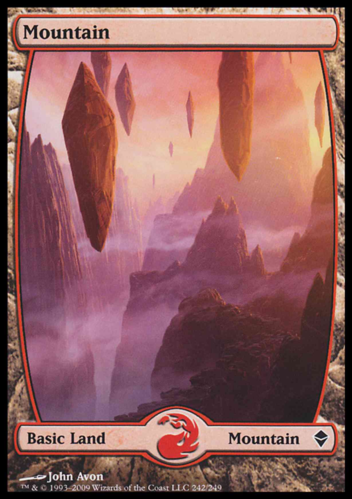 Mountain (242) - Full Art magic card front