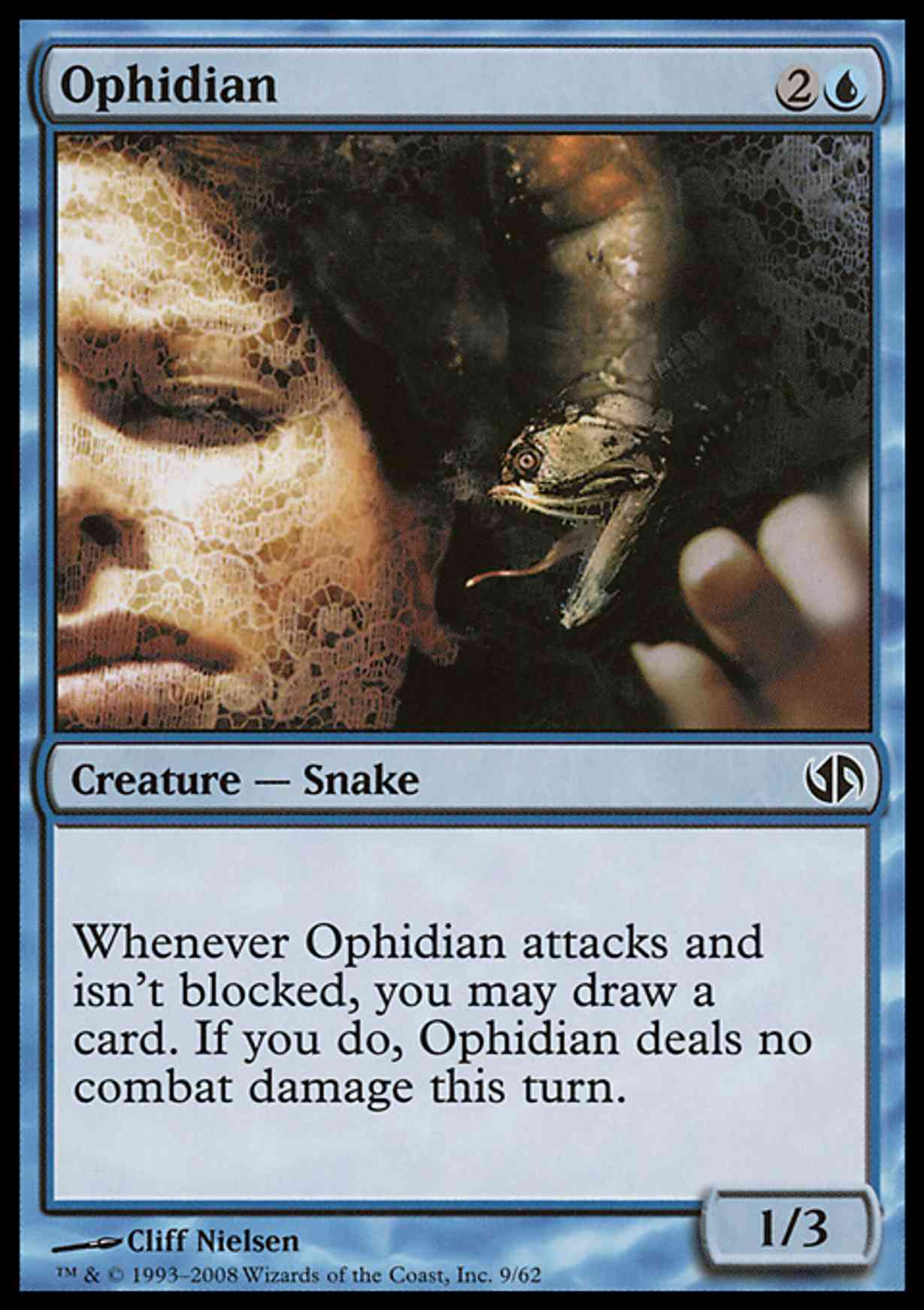 Ophidian magic card front