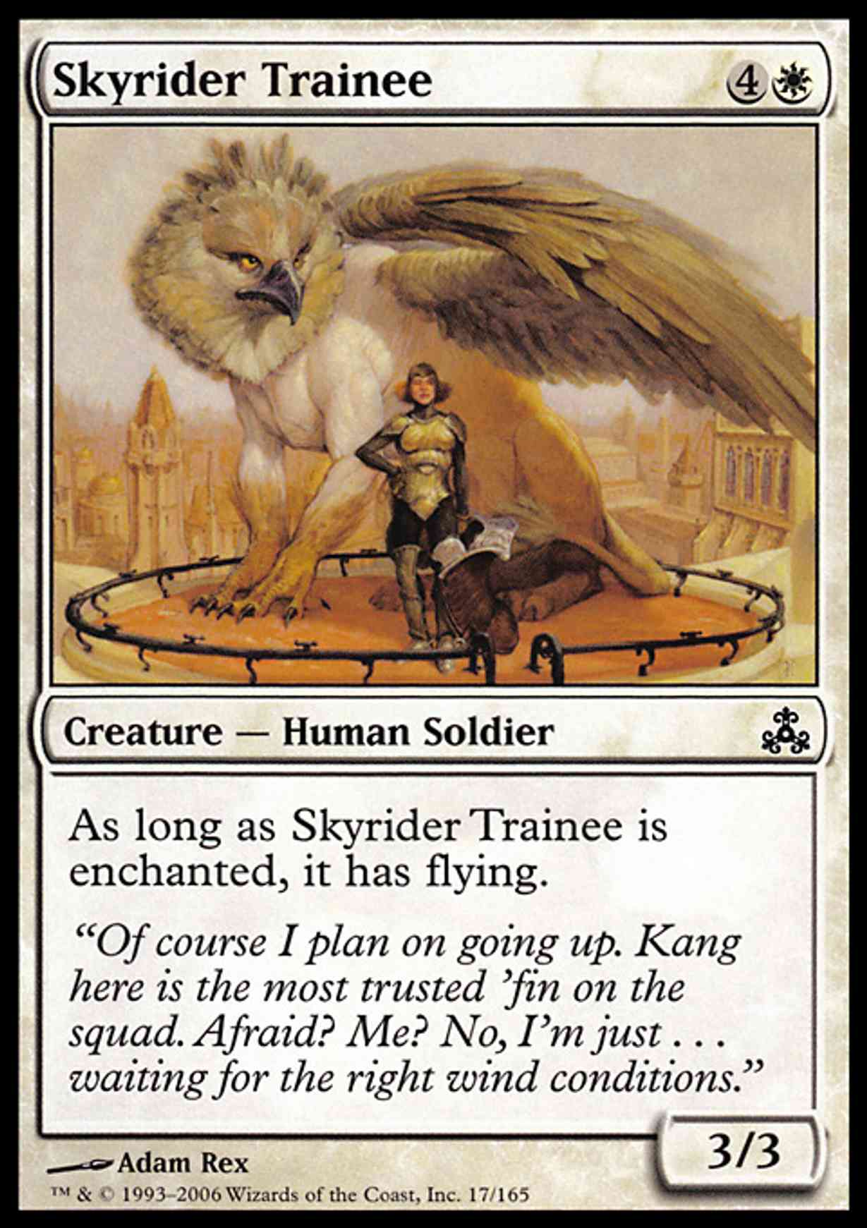 Skyrider Trainee magic card front