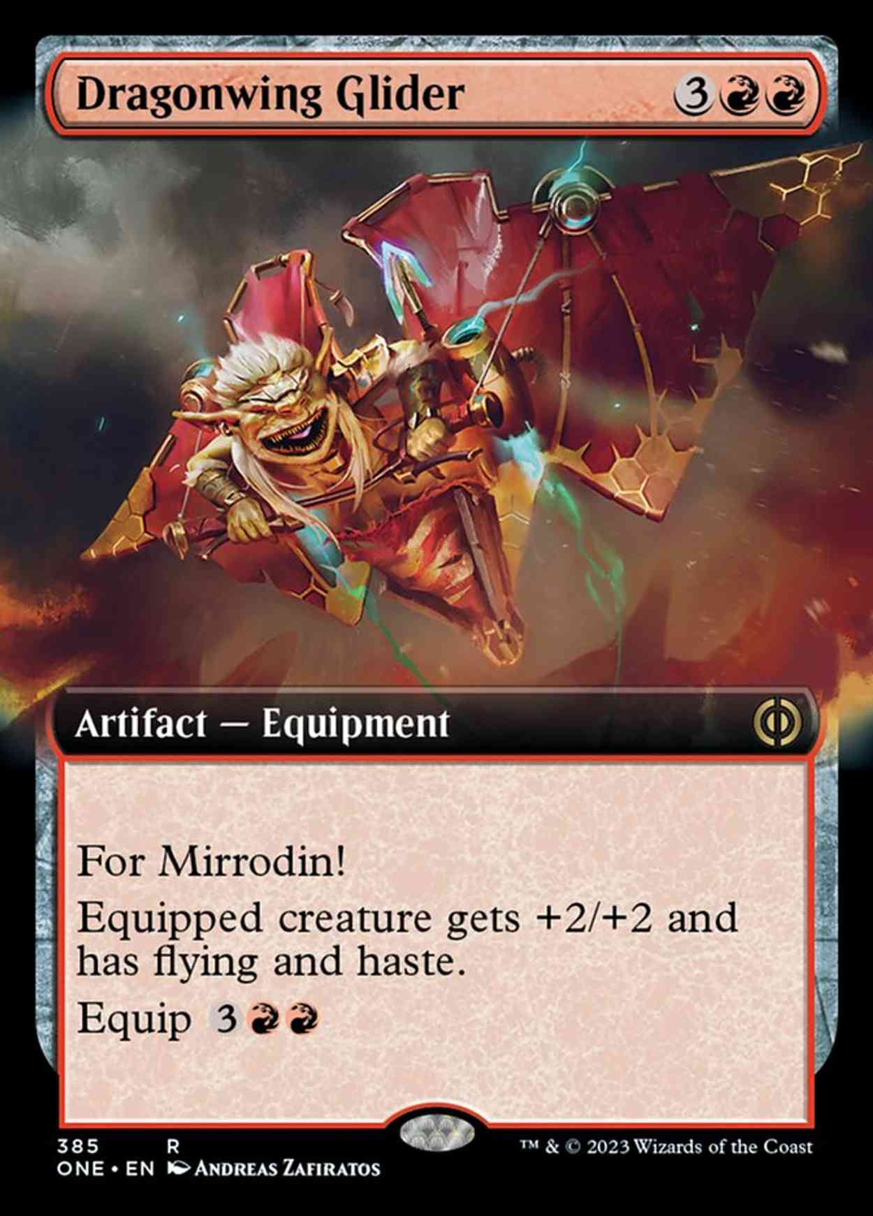 Dragonwing Glider (Extended Art) magic card front