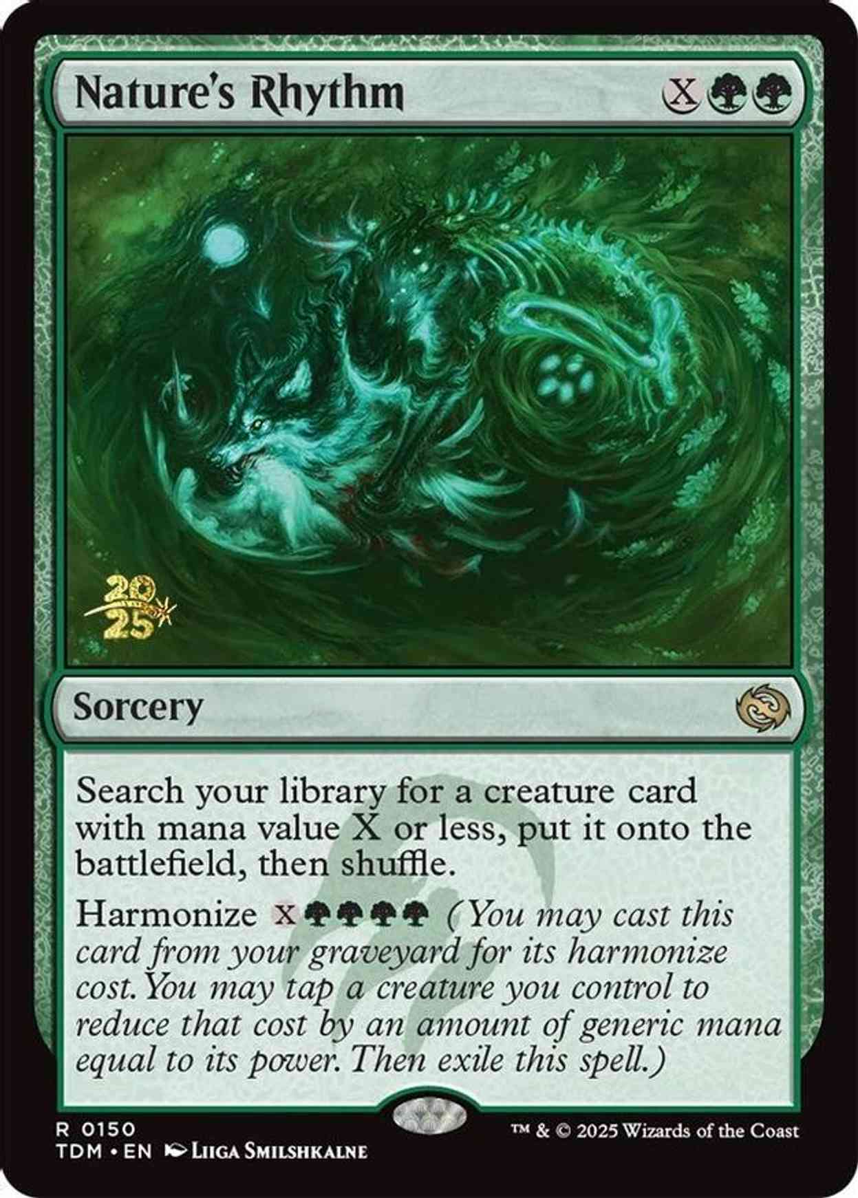 Nature's Rhythm magic card front