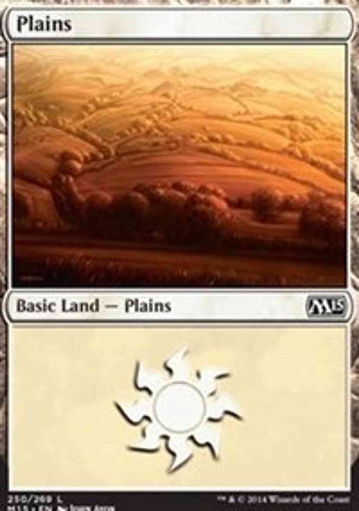 Plains (250) magic card front