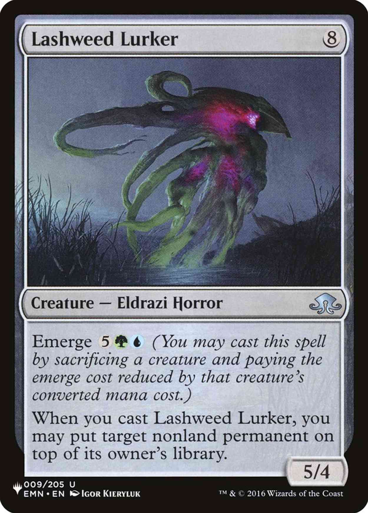 Lashweed Lurker magic card front