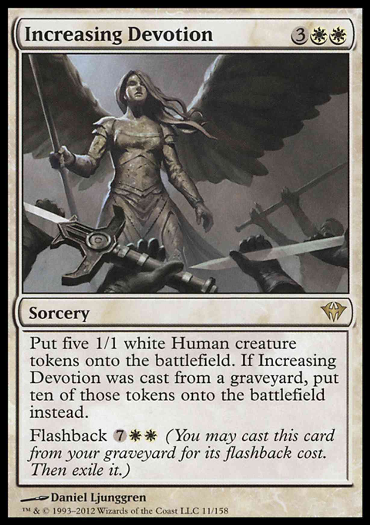 Increasing Devotion magic card front
