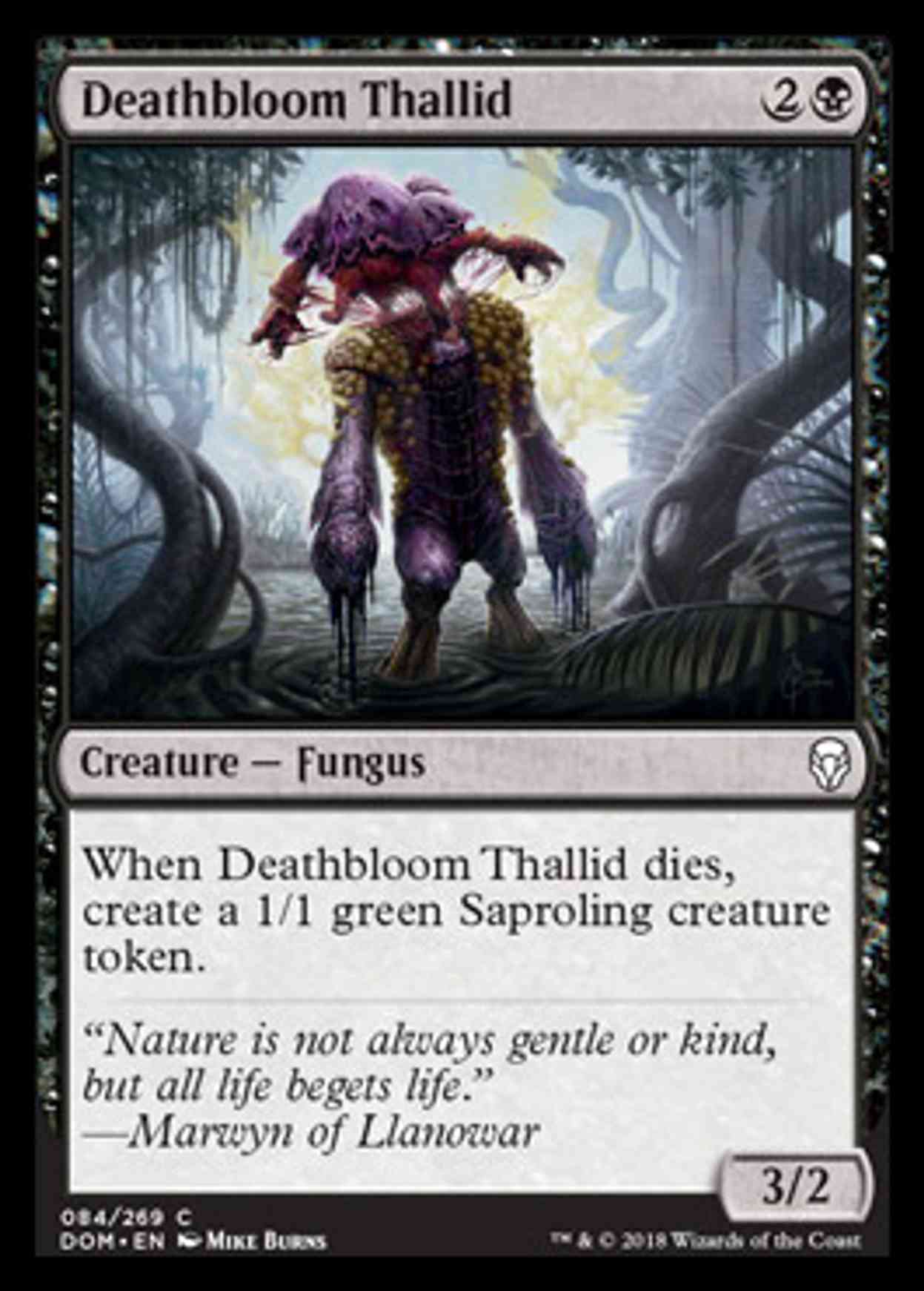 Deathbloom Thallid magic card front
