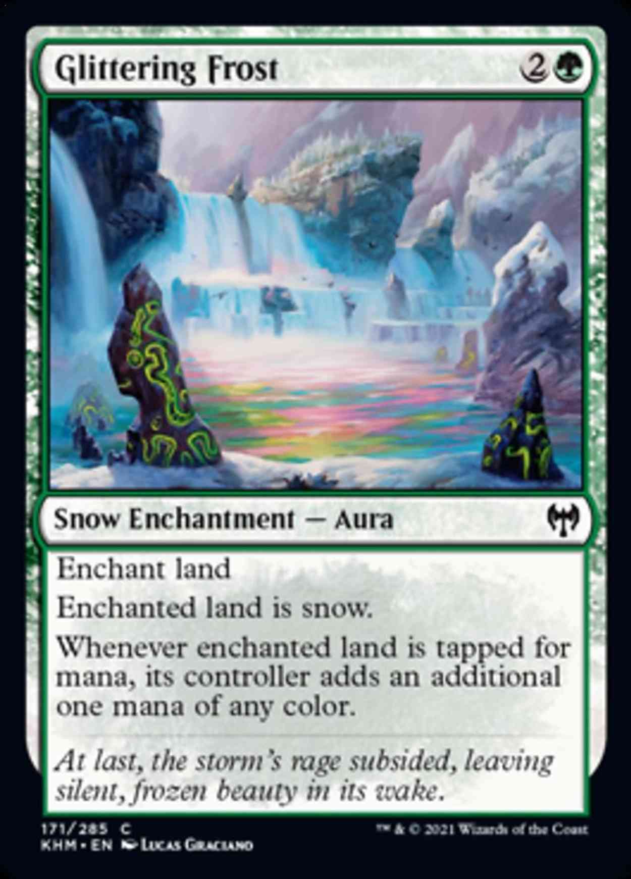 Glittering Frost magic card front