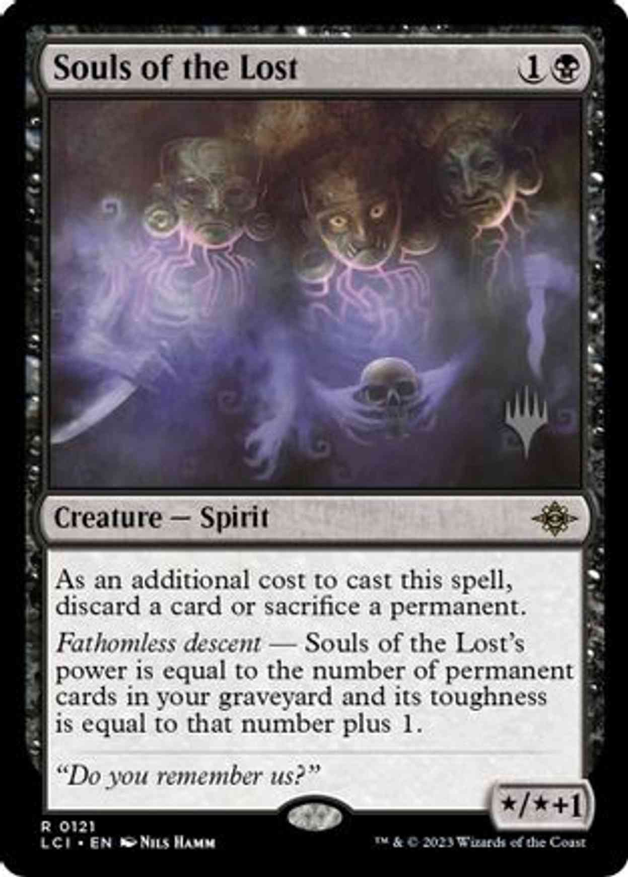 Souls of the Lost magic card front