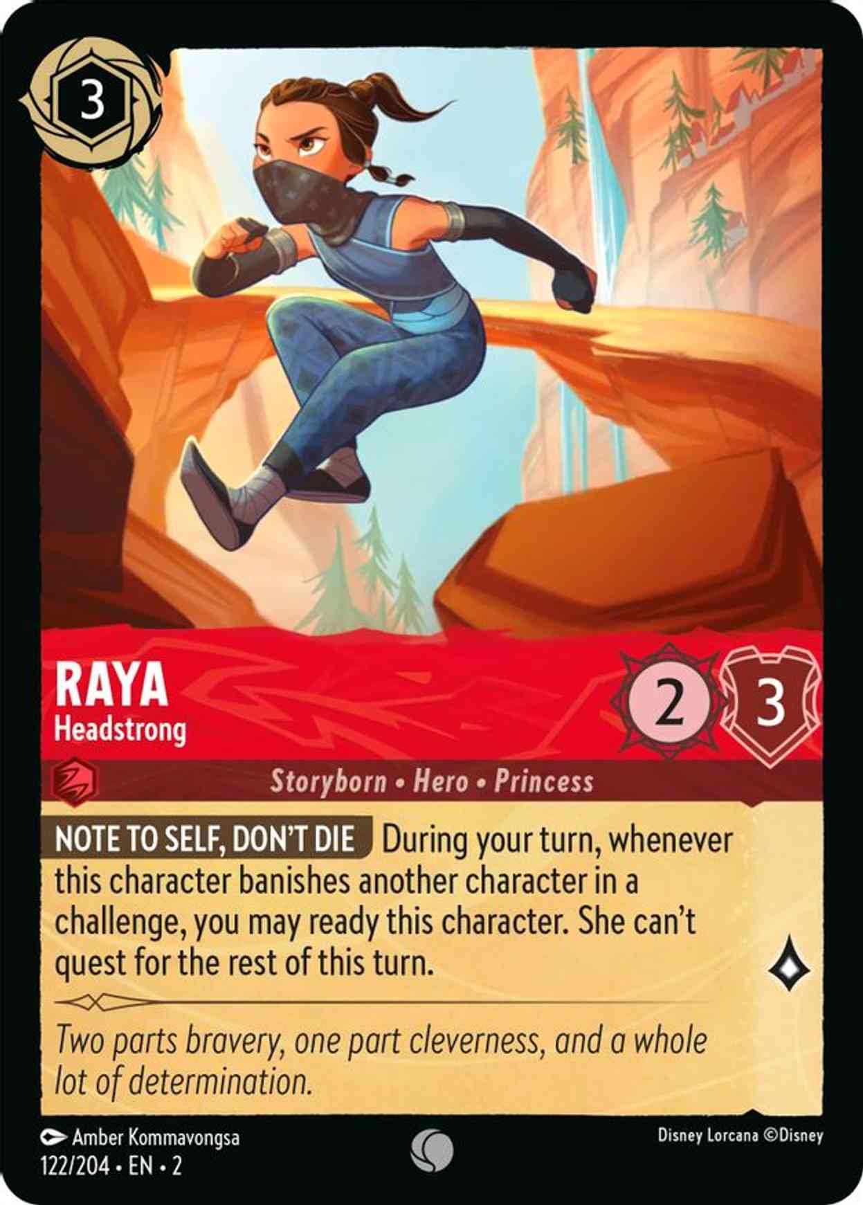 Raya - Headstrong magic card front