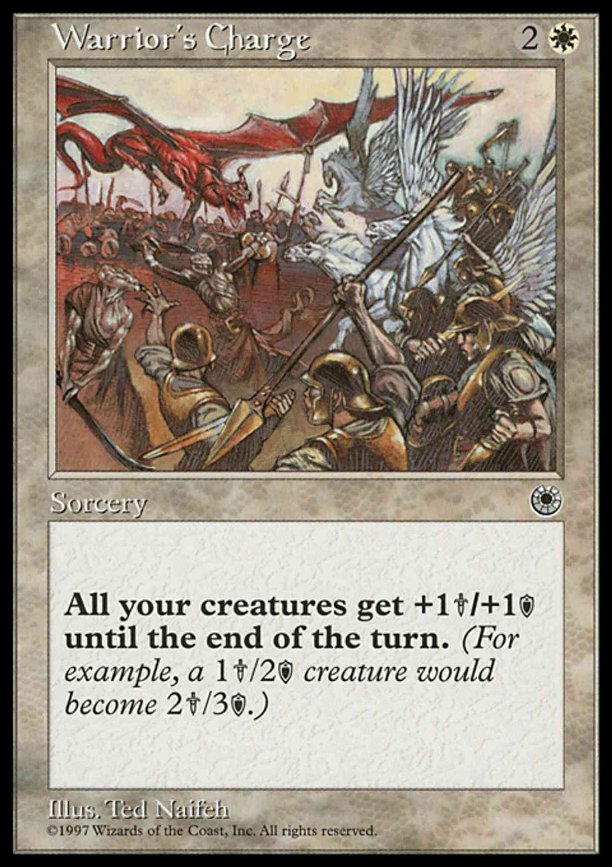 Warrior's Charge magic card front