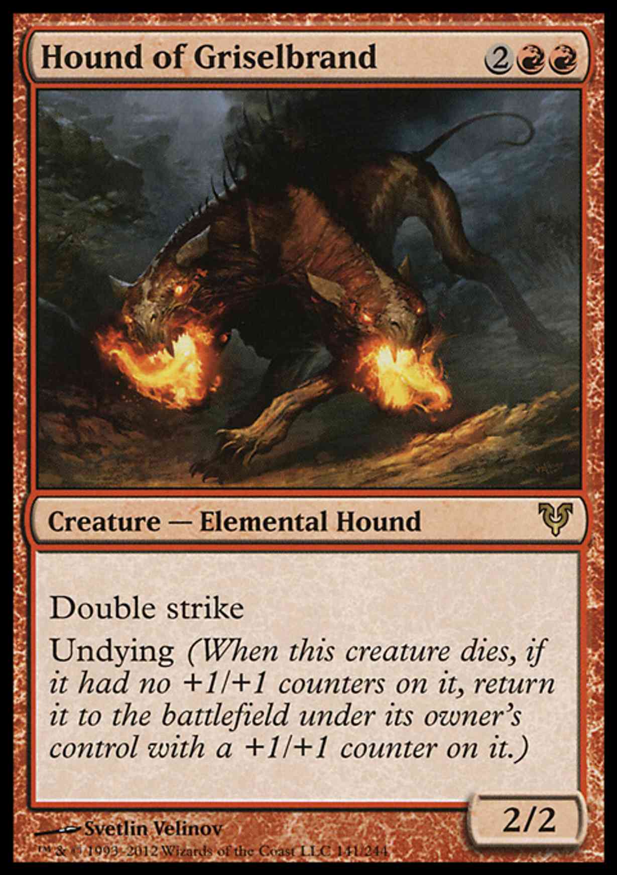 Hound of Griselbrand magic card front