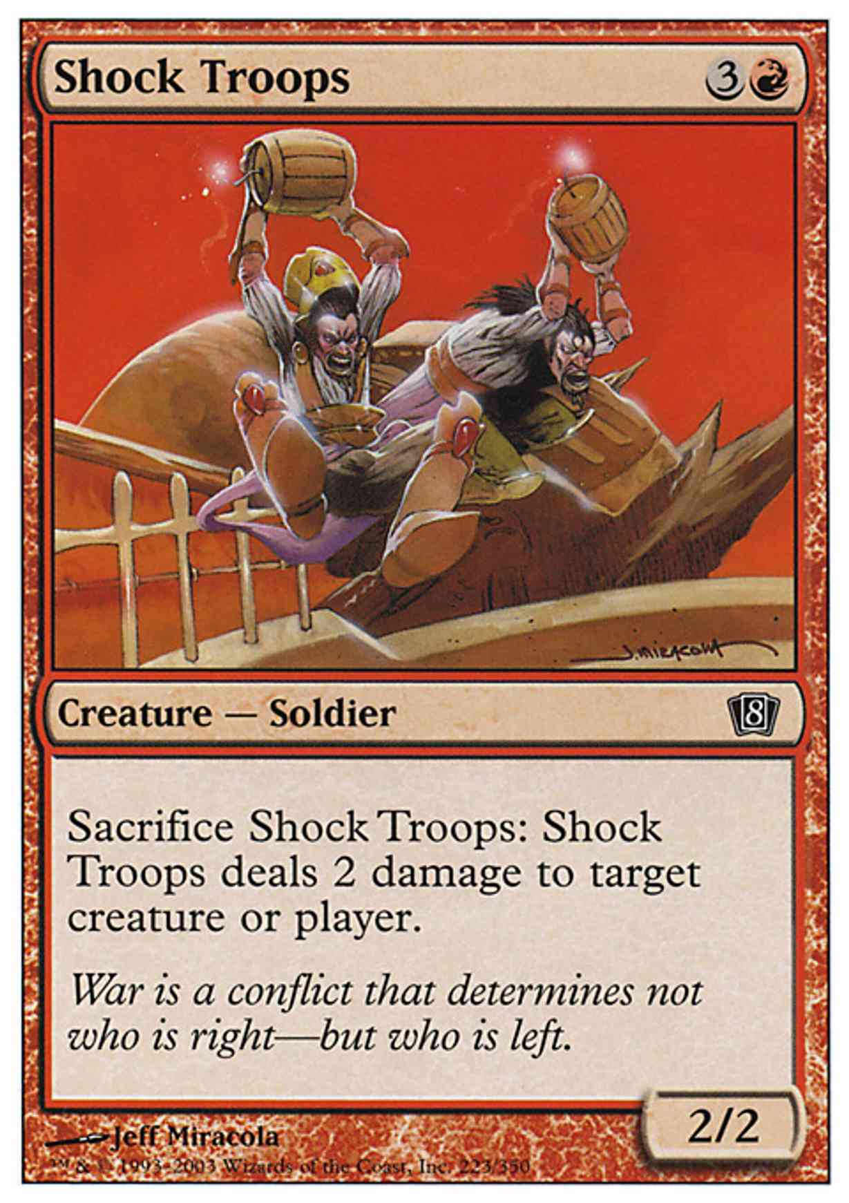 Shock Troops magic card front