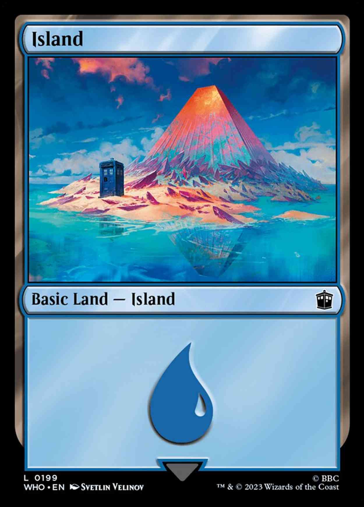 Island (0199) magic card front