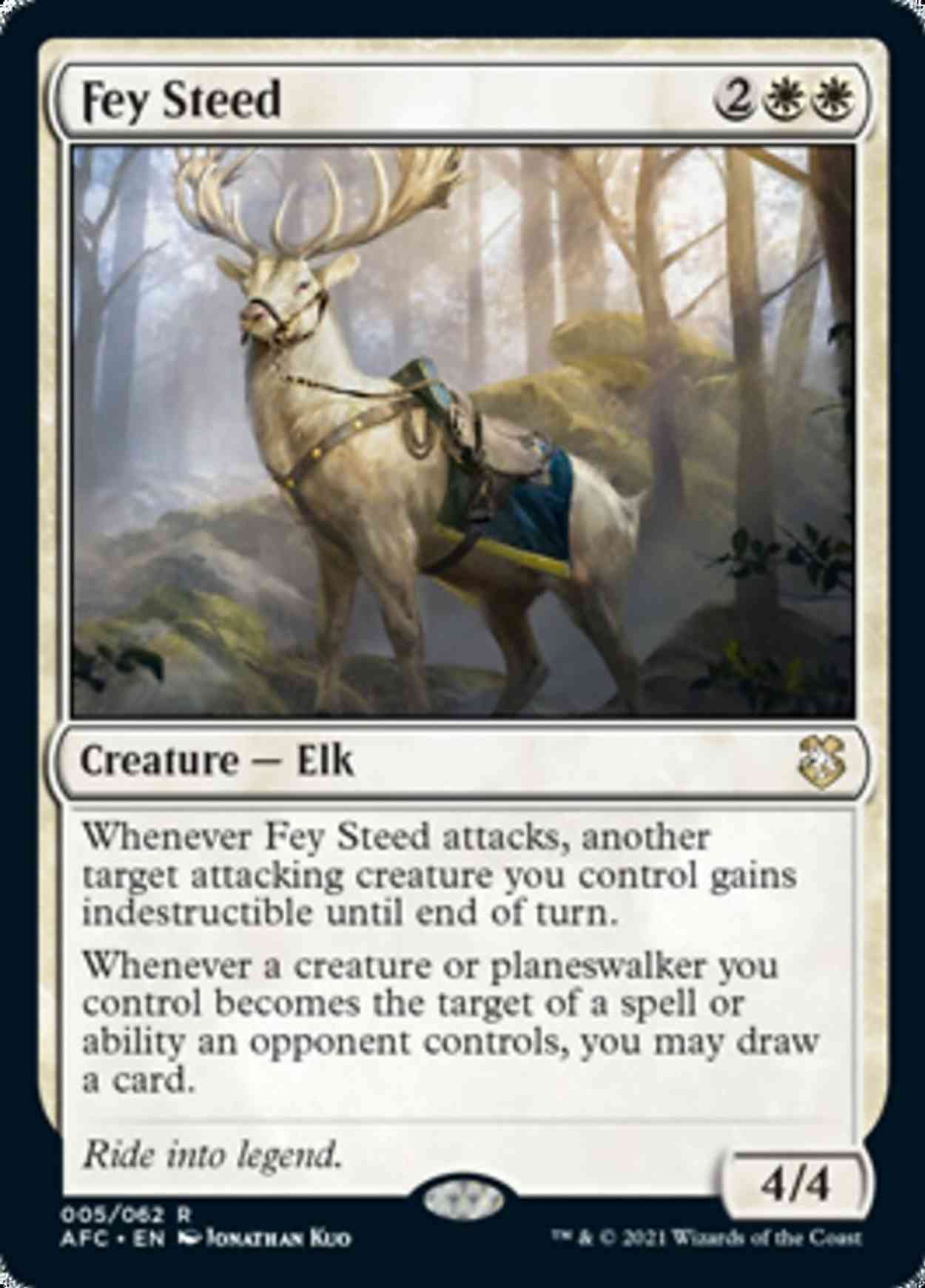 Fey Steed magic card front