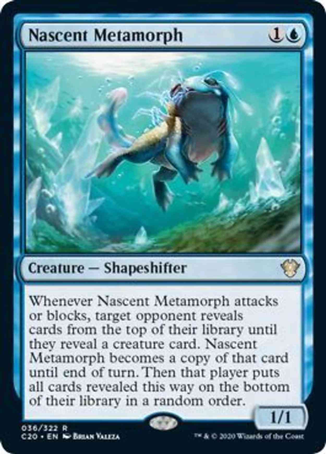 Nascent Metamorph magic card front