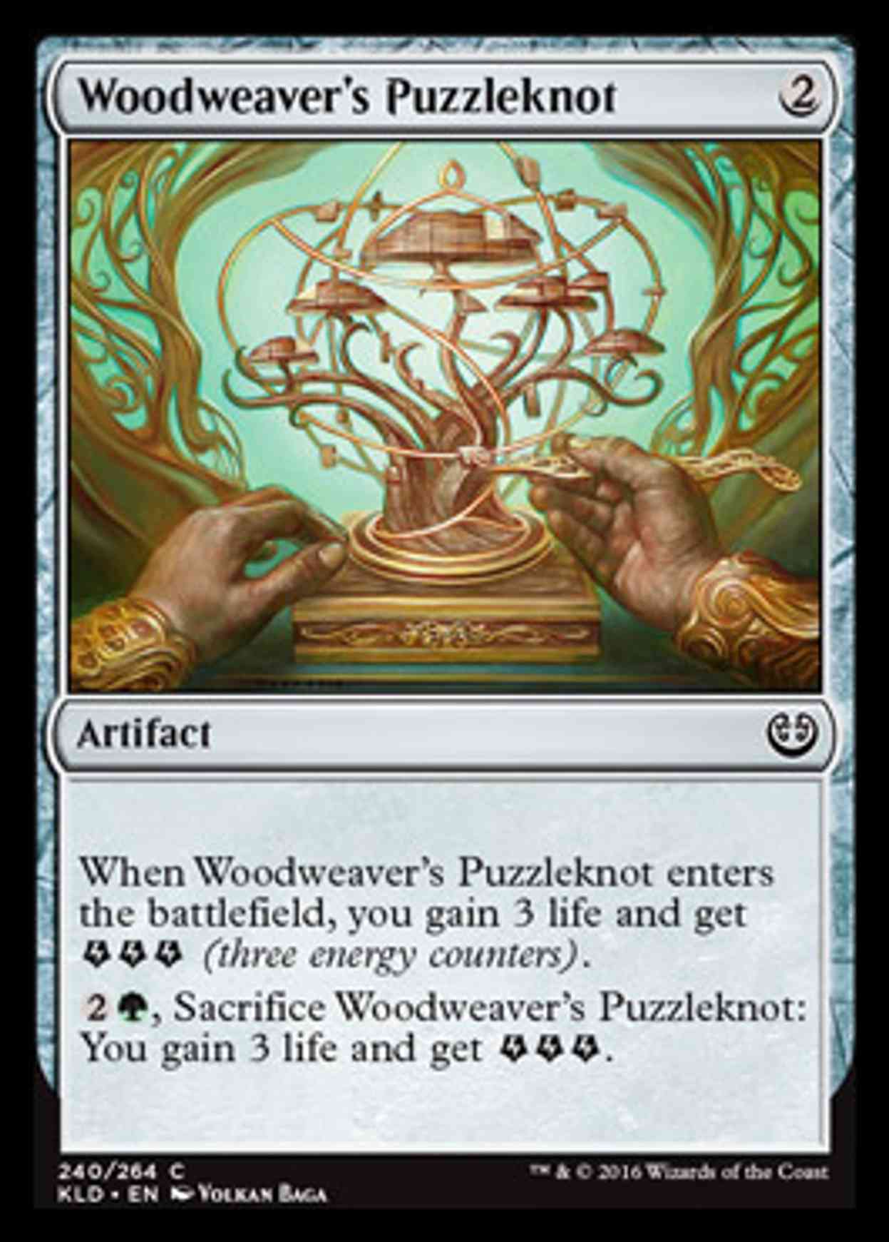 Woodweaver's Puzzleknot magic card front