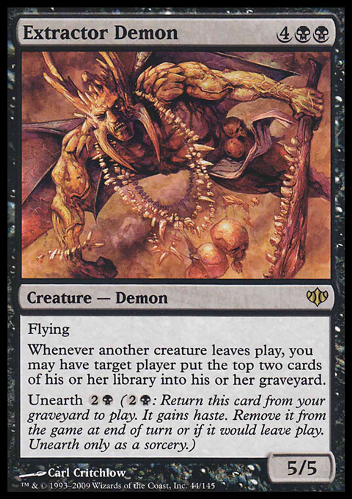 Extractor Demon magic card front