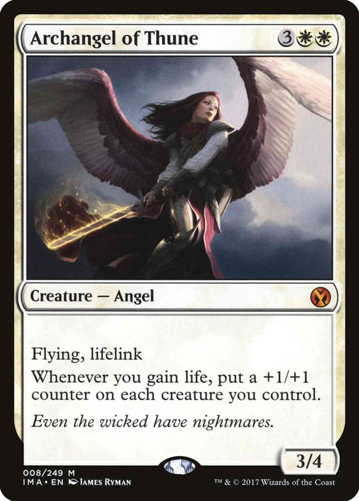 Archangel of Thune magic card front