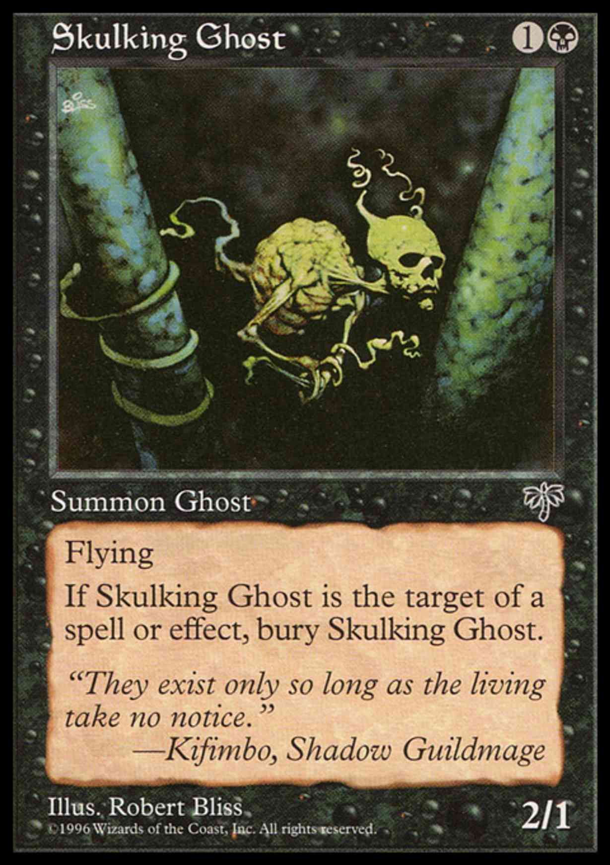 Skulking Ghost magic card front