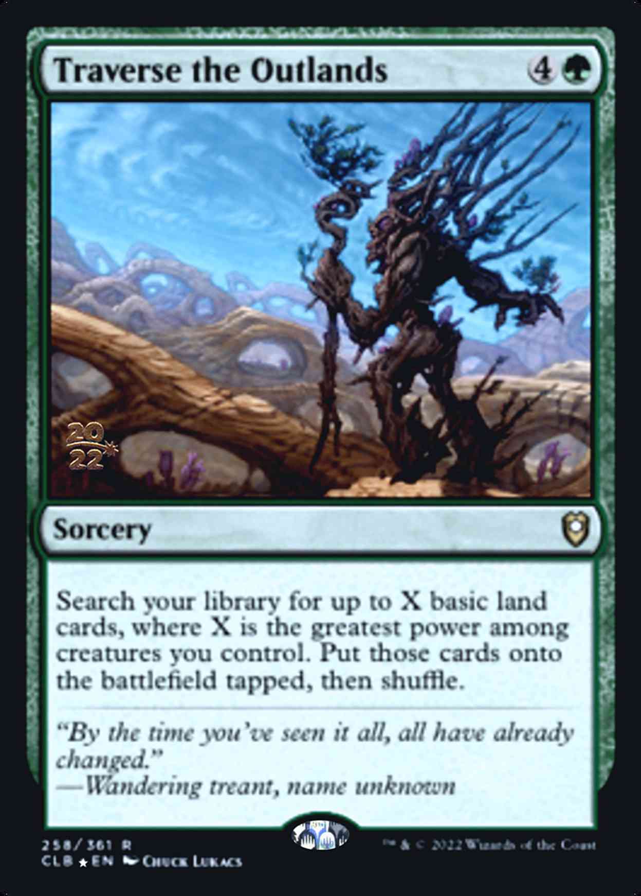 Traverse the Outlands magic card front