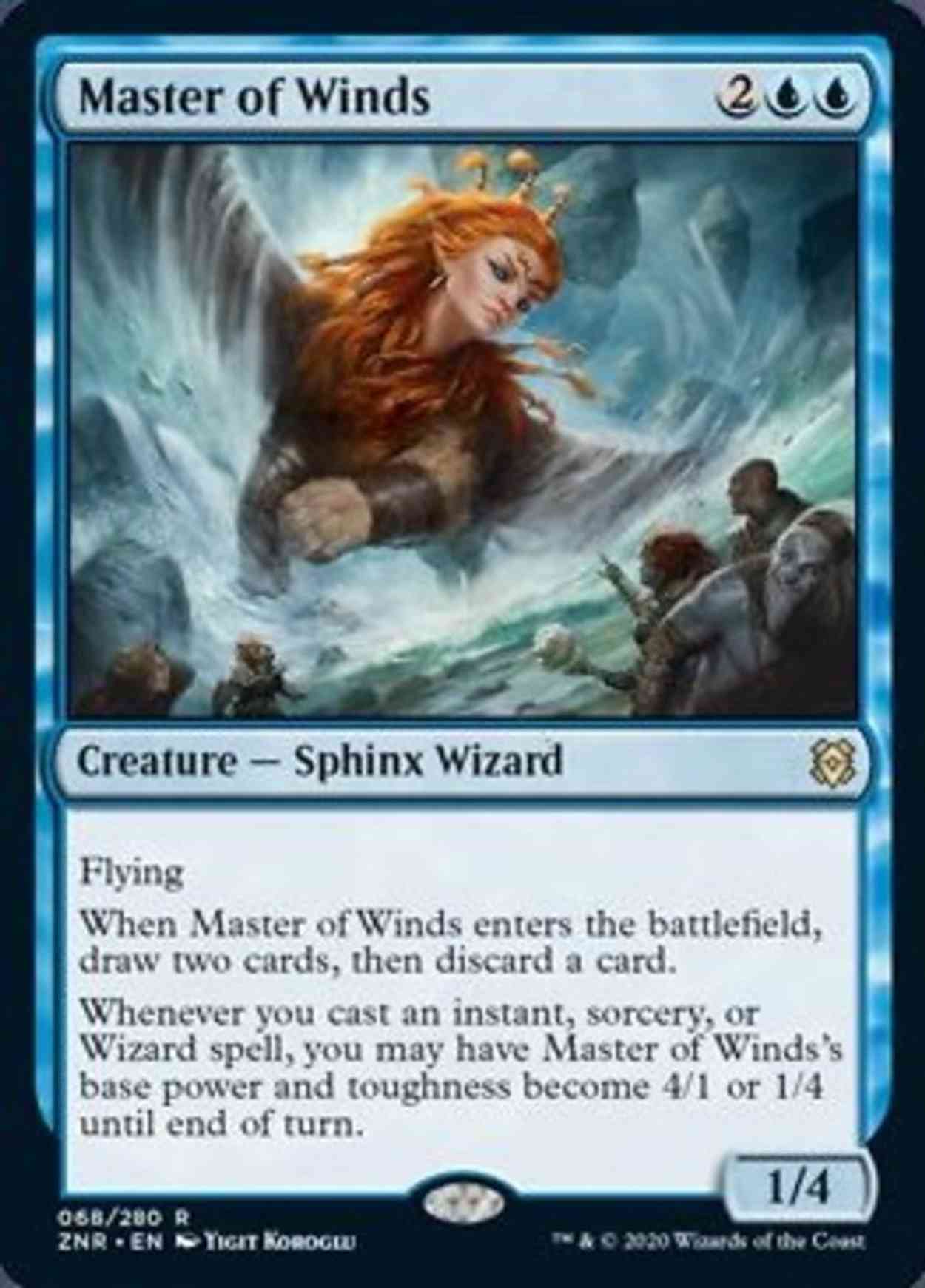 Master of Winds magic card front