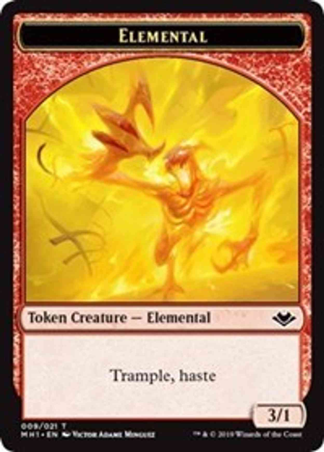 Elemental Token (009) magic card front