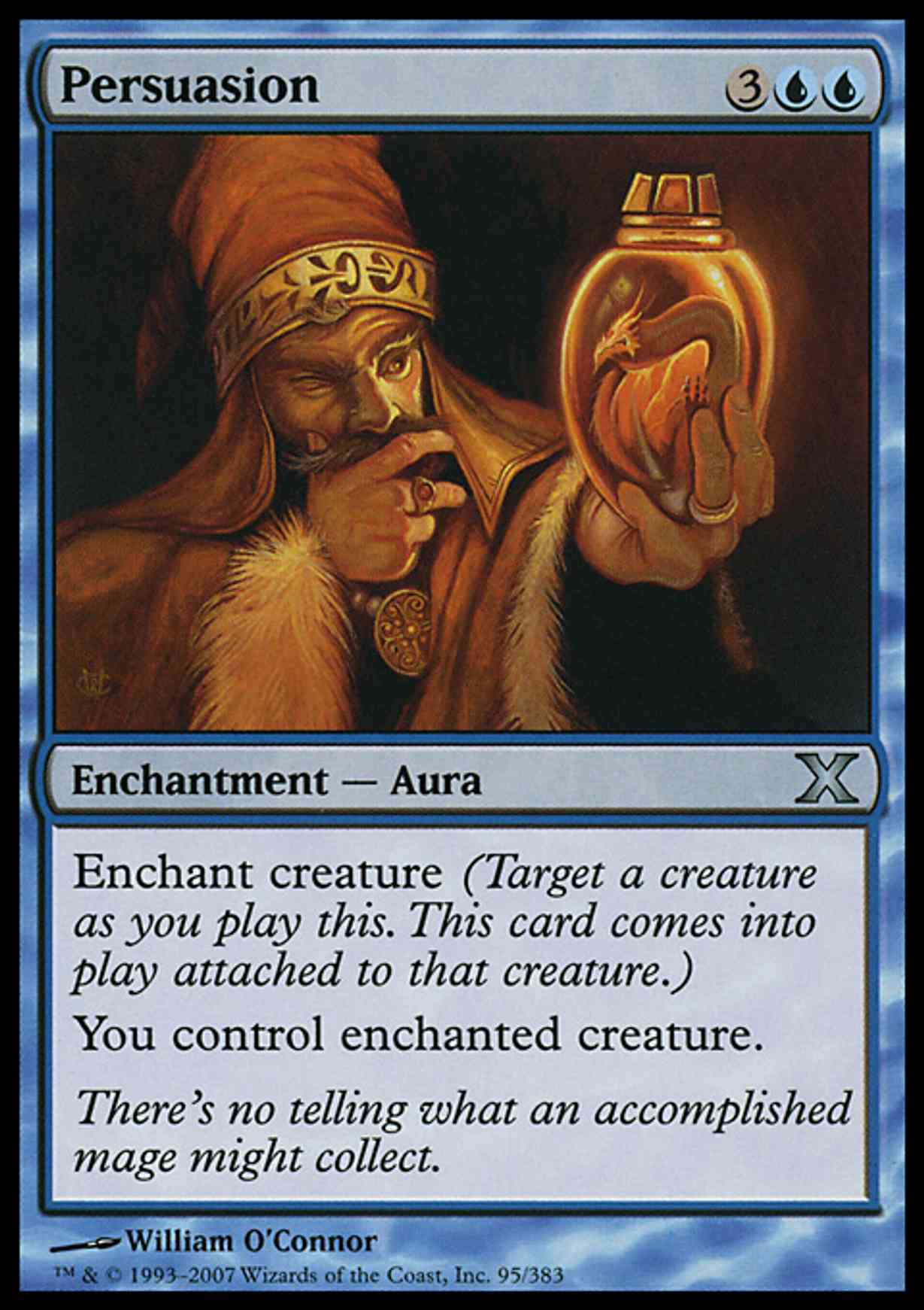 Persuasion magic card front