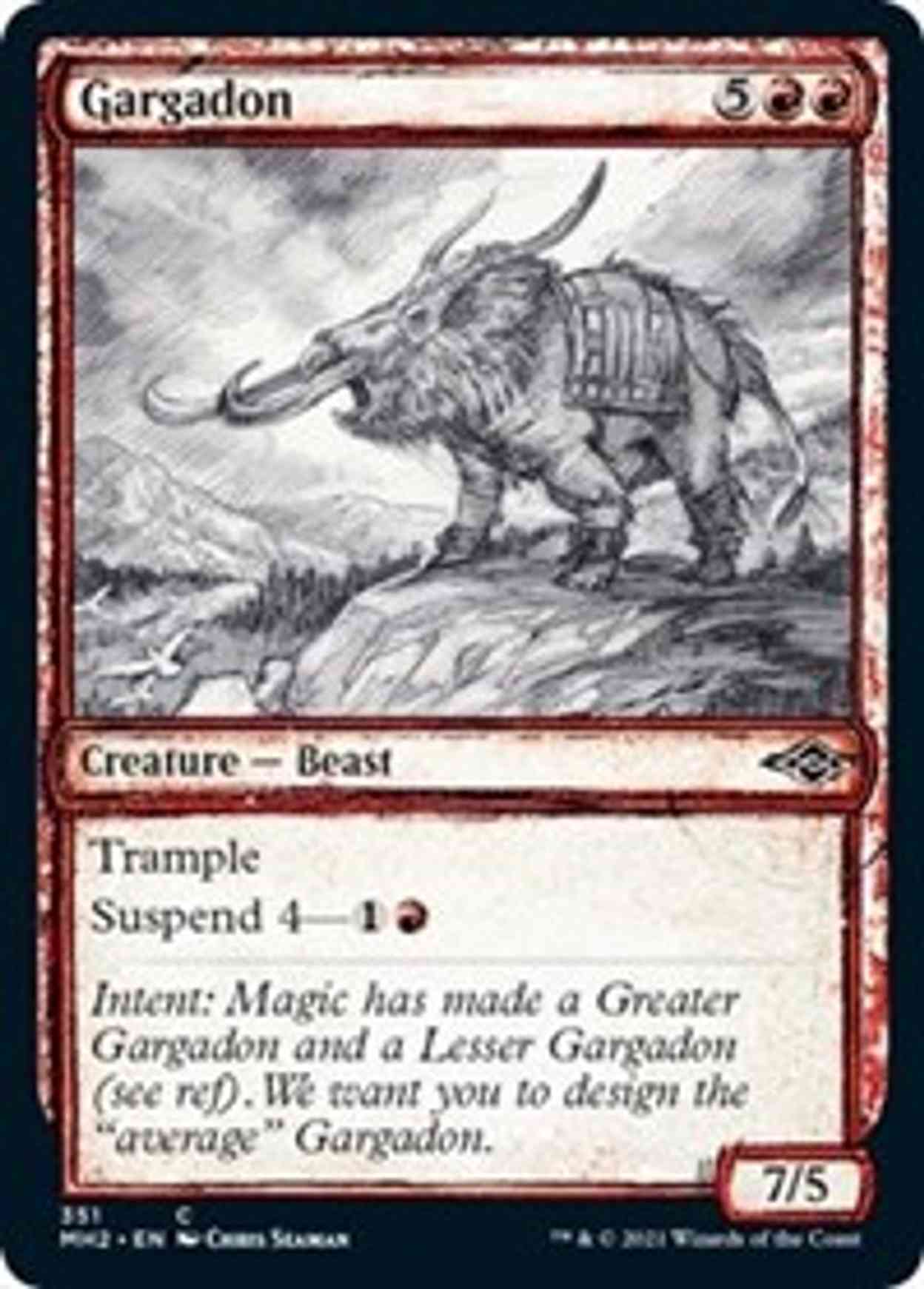Gargadon (Showcase) magic card front