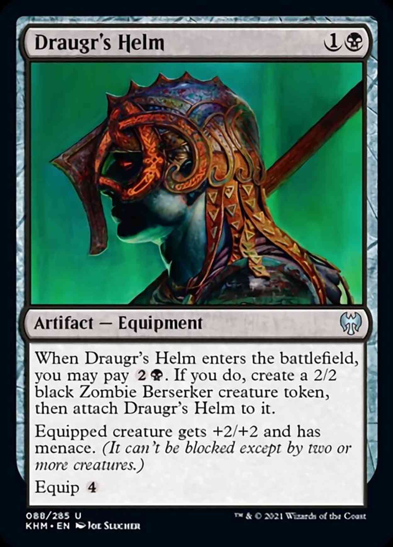 Draugr's Helm magic card front