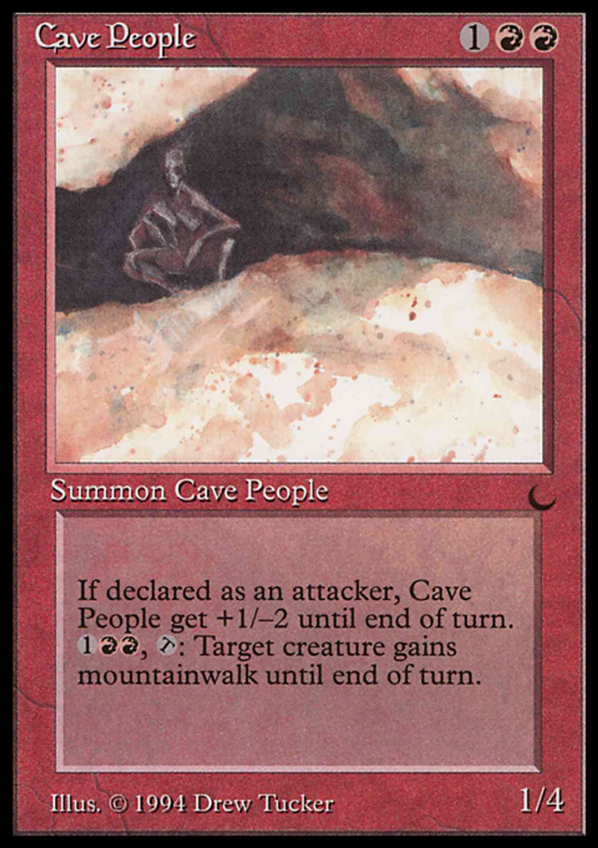 Cave People magic card front
