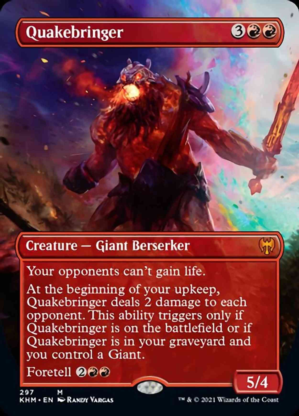 Quakebringer (Borderless) magic card front