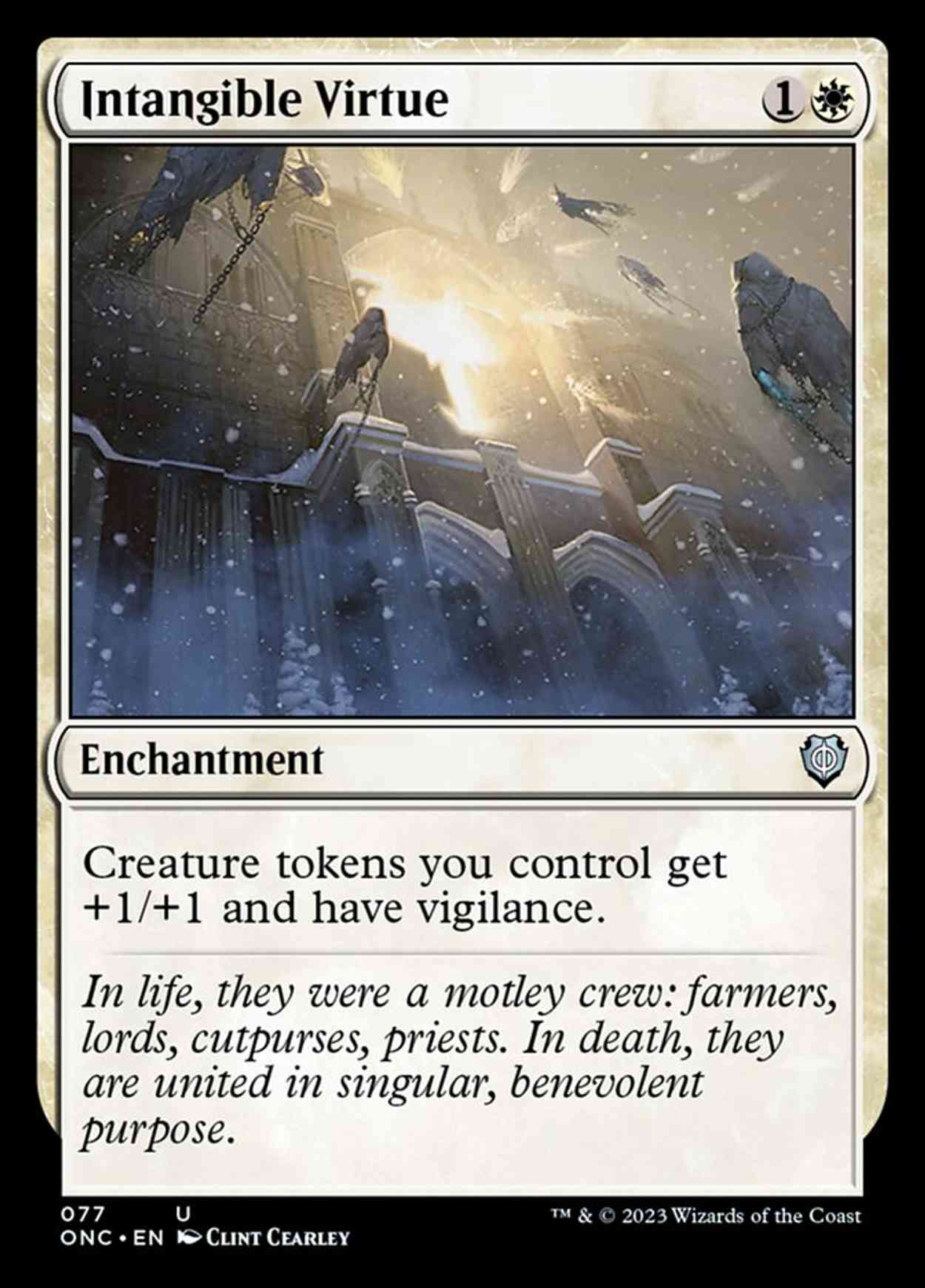 Intangible Virtue magic card front