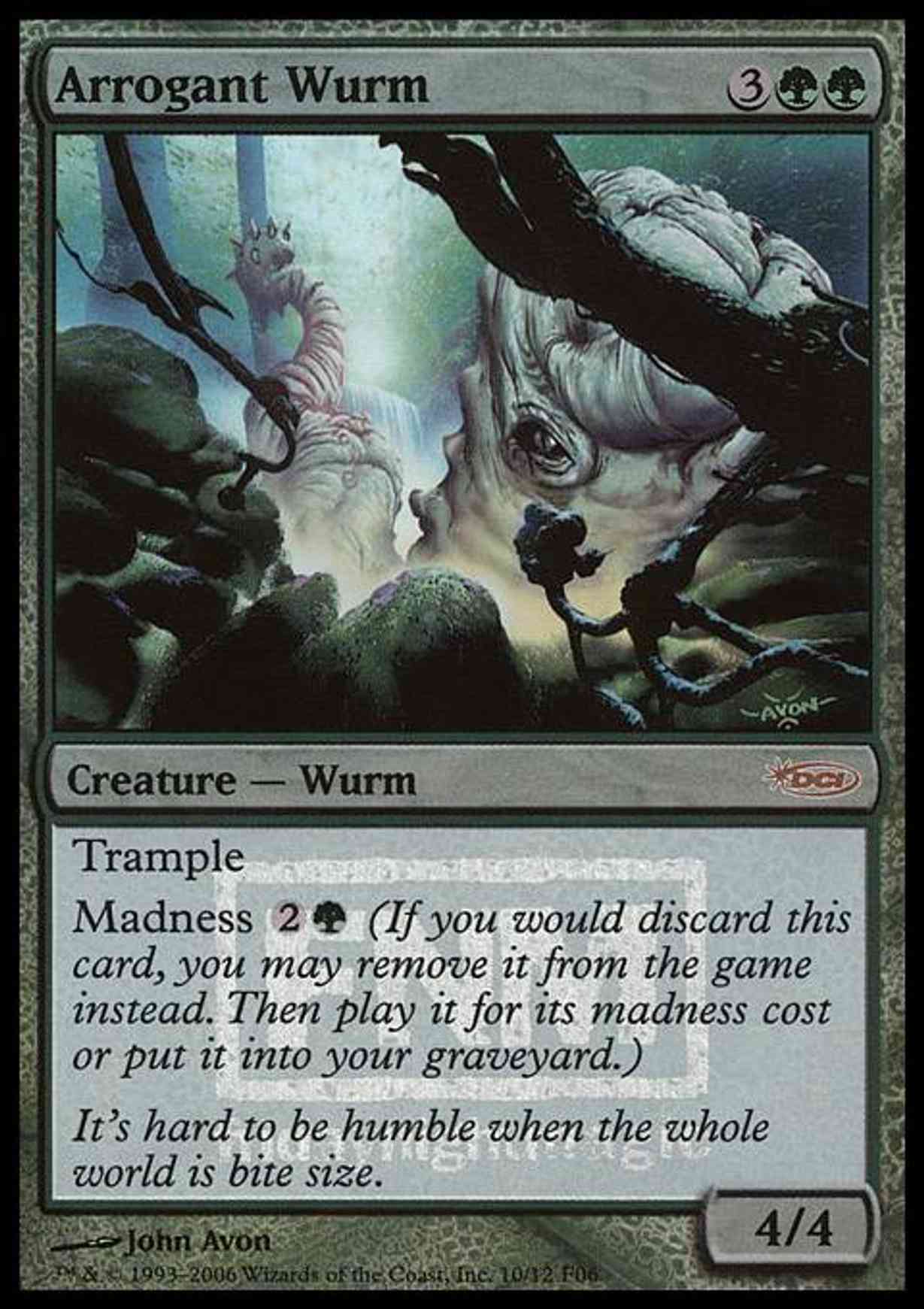 Arrogant Wurm magic card front