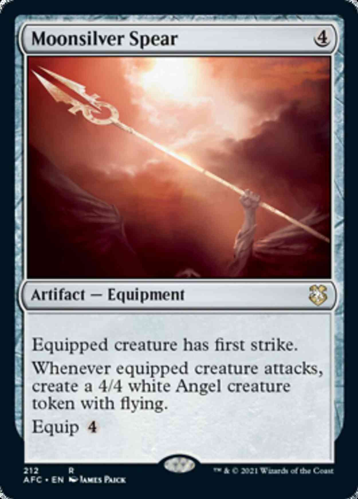 Moonsilver Spear magic card front